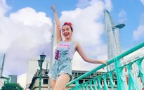 Trần Vân khoe nụ cười rạng rỡ giữa nắng vàng