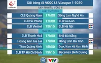 Lịch thi đấu và trực tiếp vòng 8 V.League 2020: CLB Viettel - CLB Hà Nội, Hoàng Anh Gia Lai - Hồng Lĩnh Hà Tĩnh