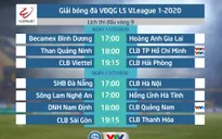 Lịch thi đấu và trực tiếp vòng 9 LS V.League 1-2020: Than Quảng Ninh – CLB TP Hồ Chí Minh, DNH Nam Định – CLB Quảng Nam