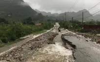 Mưa lớn gây sạt lở nhiều tuyến đường ở Lai Châu