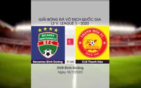 VIDEO Highlights: Becamex Bình Dương 0-1 CLB Thanh Hoá (Vòng 10 V.League 2020)