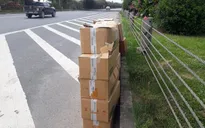 Phát hiện 20 thùng thuốc tây hết hạn sử dụng bị vứt bỏ trên Đại lộ Thăng Long