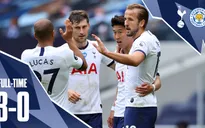 Kết quả, bảng xếp hạng Ngoại hạng Anh vòng 37: Tottenham 3-0 Leicester City, Bournemouth 0-2 Southampton