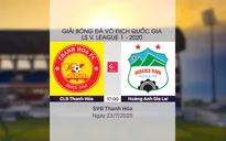 VIDEO Highlights: CLB Thanh Hóa 0-0 Hoàng Anh Gia Lai (Vòng 11 LS V.League 1-2020)
