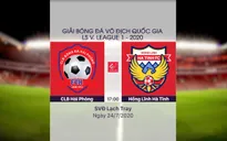 VIDEO Highlights: CLB Hải Phòng 1-1 Hồng Lĩnh Hà Tĩnh (Vòng 11 LS V.League 1-2020)