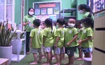 Trường mầm non tại Hà Nội thực hiện phòng chống dịch COVID-19