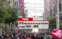 Hơn 900 phụ nữ và trẻ em gái Peru mất tích sau lệnh đóng cửa vì COVID-19