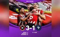 Sheffield 3-1 Tottenham: Kết quả bất ngờ, top 4 xa dần