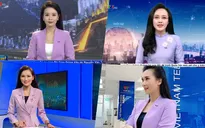 Khi các nữ MC, BTV xinh đẹp đã kịp mang trend sắc tím lên sóng