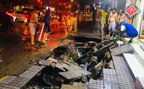 “Hố tử thần” sâu 2m trước cửa nhà dân sau trận mưa lớn