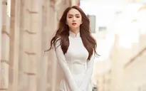 Hương Giang khoe ảnh áo dài thướt tha, nhắc đến Paris
