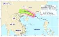 Bão số 4 hướng vào đất liền Trung Quốc, giật cấp 13