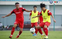 ẢNH: U22 Việt Nam chuẩn bị cho trận đấu tập nội bộ