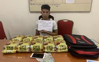 Bắt giữ đối tượng vận chuyển 10kg ma tuý đá từ Nghệ An ra Hà Nội