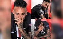 Neymar khóc nức nở khi PSG để tuột chức vô địch Champions League