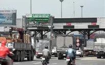 Trạm BOT cầu Đồng Nai trước giờ tạm dừng thu phí