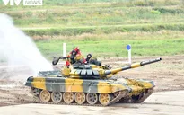 Sau 2 lượt vòng loại, ĐT Xe tăng QĐND Việt Nam tạm xếp thứ 2 bảng 2