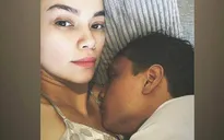 Hồ Ngọc Hà khoe ảnh tình cảm ấm áp với Kim Lý trong ngày mưa