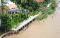 Sạt lở nghiêm trọng bủa vây Đồng bằng sông Cửu Long