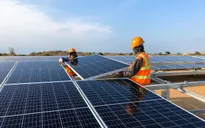 Nhà máy điện mặt trời lớn nhất ĐBSCL sắp hoàn thành