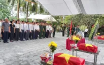 Truy điệu và an táng hài cốt liệt sỹ tại Nghĩa trang Vị Xuyên
