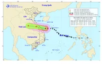 Bão số 5 giật cấp 12, gây mưa lớn từ Hà Tĩnh đến Quảng Ngãi