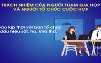 Sổ tay phòng, chống dịch: Phòng COVID-19 trong các cuộc họp thế nào?