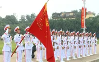 Thiêng liêng nghi thức chào cờ sáng 2/9 trên Quảng trường Ba Đình