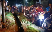 Mưa lớn cuốn 1 người lọt xuống mương, mất tích