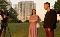 Huyền Lizzie tung ảnh hậu trường cực gợi cảm bên Mạnh Trường phong trần