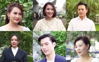 Bảo Thanh, Nhan Phúc Vinh và các diễn viên chúc mừng sinh nhật VTV