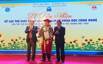 Xác lập kỷ lục bằng sáng chế, ứng dụng khoa học công nghệ