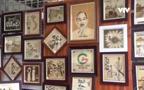 Người thanh niên khuyết tật vẽ ước mơ bằng hạt gạo