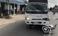 Ngủ gật, tài xế xe tải mất lái đâm 6 người