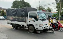 1 học sinh tử vong trong vụ tài xế xe tải ngủ gật tông nhiều người