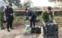 Phát hiện 180kg pháo nổ trên bãi đất trống