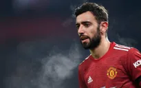 Bruno Fernandes thể hiện tinh thần rực lửa sau trận hòa Liverpool