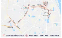 [INFOGRAPHIC] Hà Nội cấm đường và hướng đi mới trong thời gian Đại hội XIII
