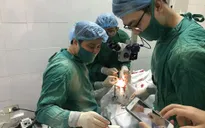 Phẫu thuật lấy dị vật khó ở hốc mắt bệnh nhân