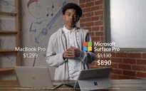 MacBook Pro bị Microsoft đem ra làm trò cười
