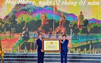 Thành phố Hải Phòng nhận Bằng xếp hạng Di tích lịch sử quốc gia Bạch Đằng Giang