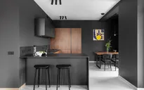 Chiêm ngưỡng căn hộ tinh tế, sang trọng nhờ sử dụng màu đen