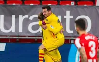 Messi lập cú đúp, Barcelona vào top 3 La Liga