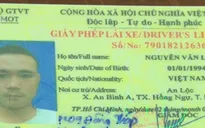 Dùng giấy phép lái xe giả cũng có thể bị truy cứu trách nhiệm hình sự