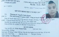 Truy nã đối tượng mang dao chém người tại huyện Mỹ Đức