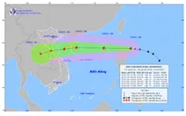Bão Kompasu tăng lên một cấp, di chuyển nhanh