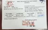 Triệt phá đường dây làm giả xét nghiệm COVID-19