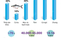 [INFOGRAPHIC] Thủy sản Việt Nam đặt mục tiêu trong số 5 nước hàng đầu thế giới vào năm 2030
