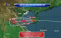Đêm nay (13/10), tâm bão số 8 sẽ đi vào Vịnh Bắc Bộ
