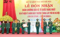 Bộ Tư lệnh Thủ đô Hà Nội đón nhận Huân chương Bảo vệ Tổ quốc hạng Nhất